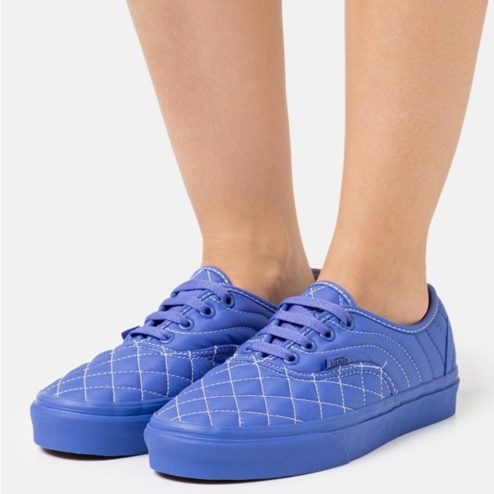 Vans Women's Authentic Quilted Opening Ceremony Baja Blue Size 10.5